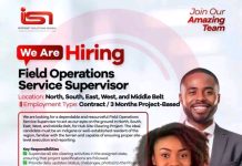 Internet Solutions Nigeria Limited Recruitment 2026: Apply for Field Operations Service Supervisor Role Nationwide Internet Solutions Nigeria Limited Recruitment 2026: Apply for Field Operations Service Supervisor Role Nationwide